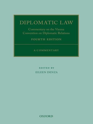 cover image of Diplomatic Law